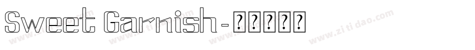 Sweet Garnish字体转换